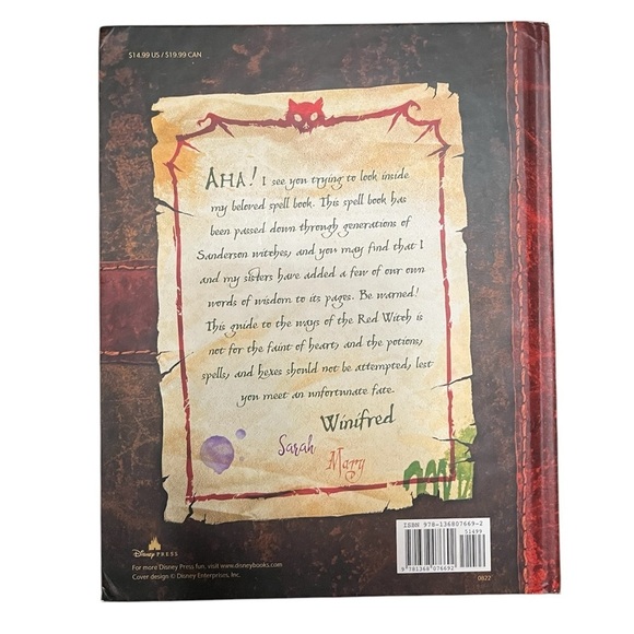Hocus Pocus Spell Book Disney - Picture 2 of 8